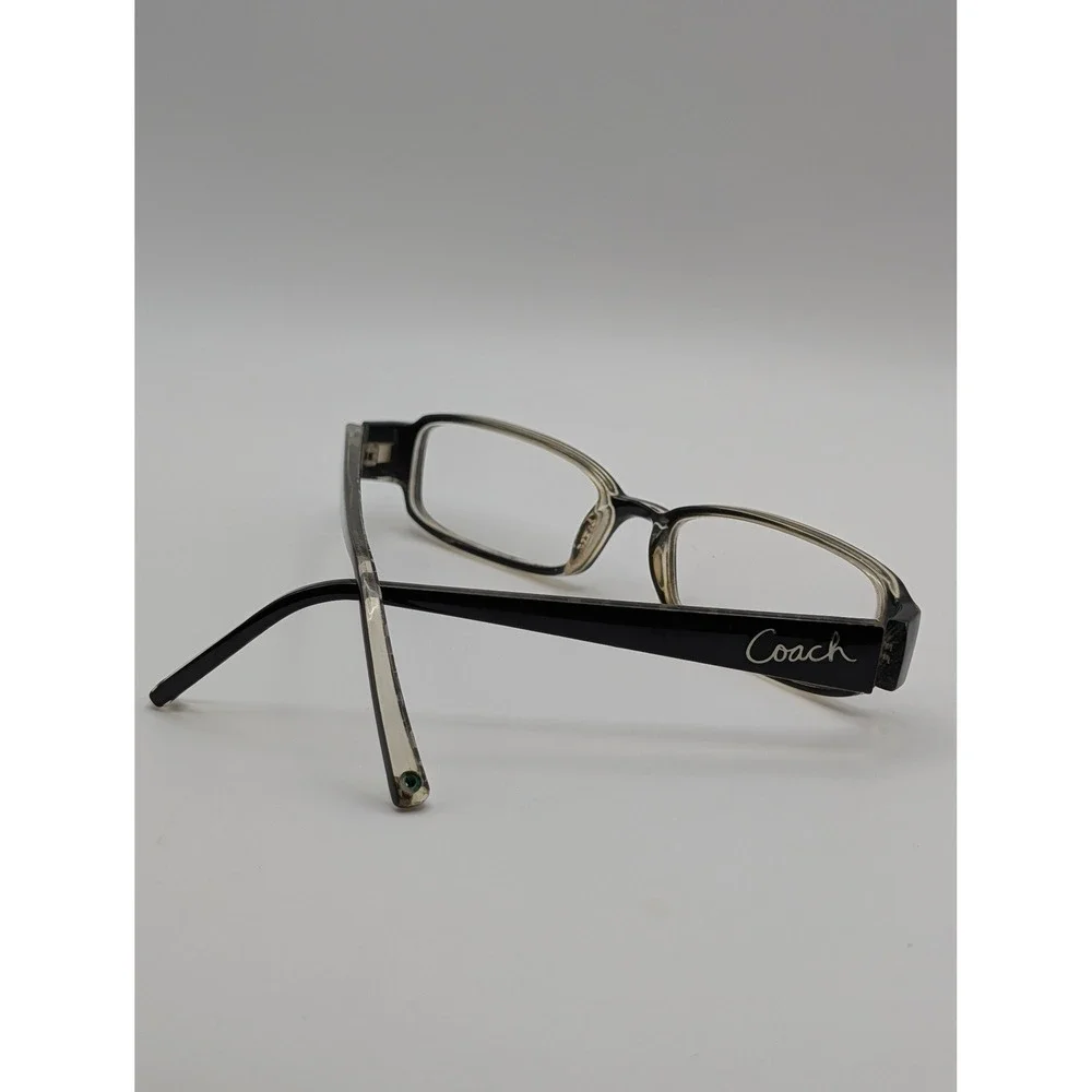 Coach Avery 626 Black Eyeglasses Frames Rectangle Womens Signature Print